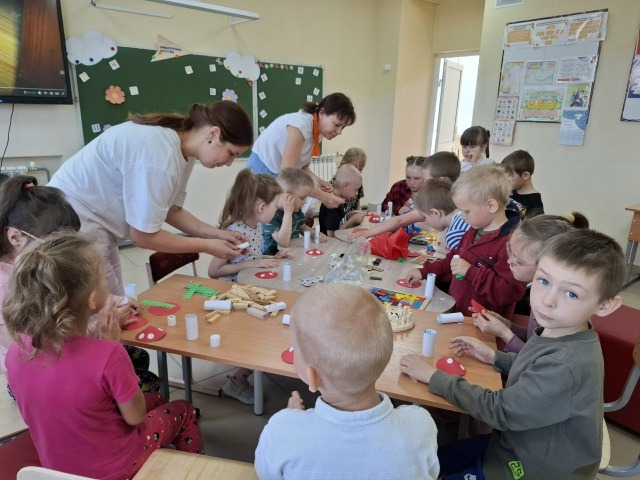 Будущие первоклассники..
